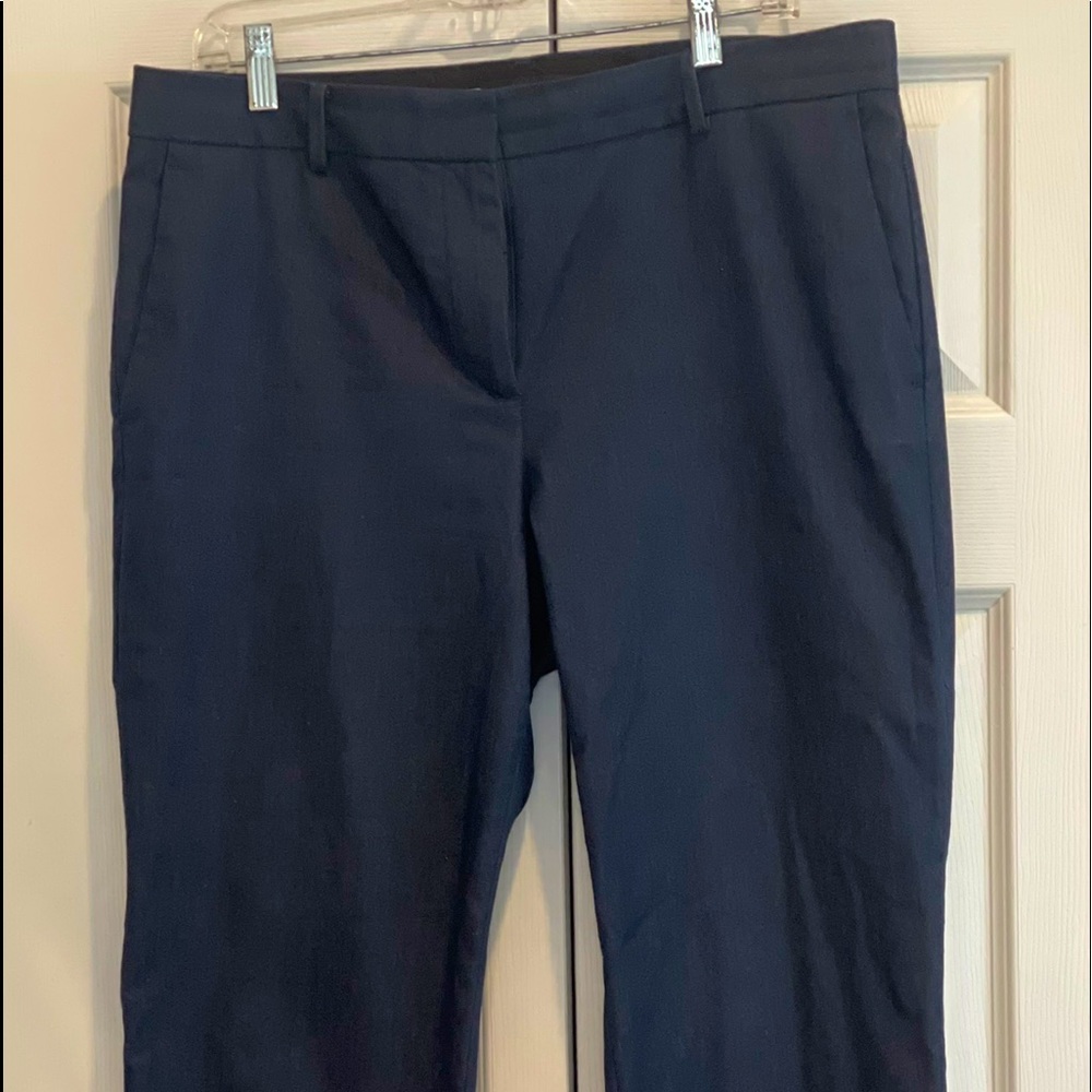 Ann Taylor navy blue pants size 12 curvy fit.